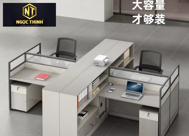 Tổng hợp các loại bàn làm việc theo nhóm và tập thể được sản xuất tại Nội Thất Ngọc Thịnh